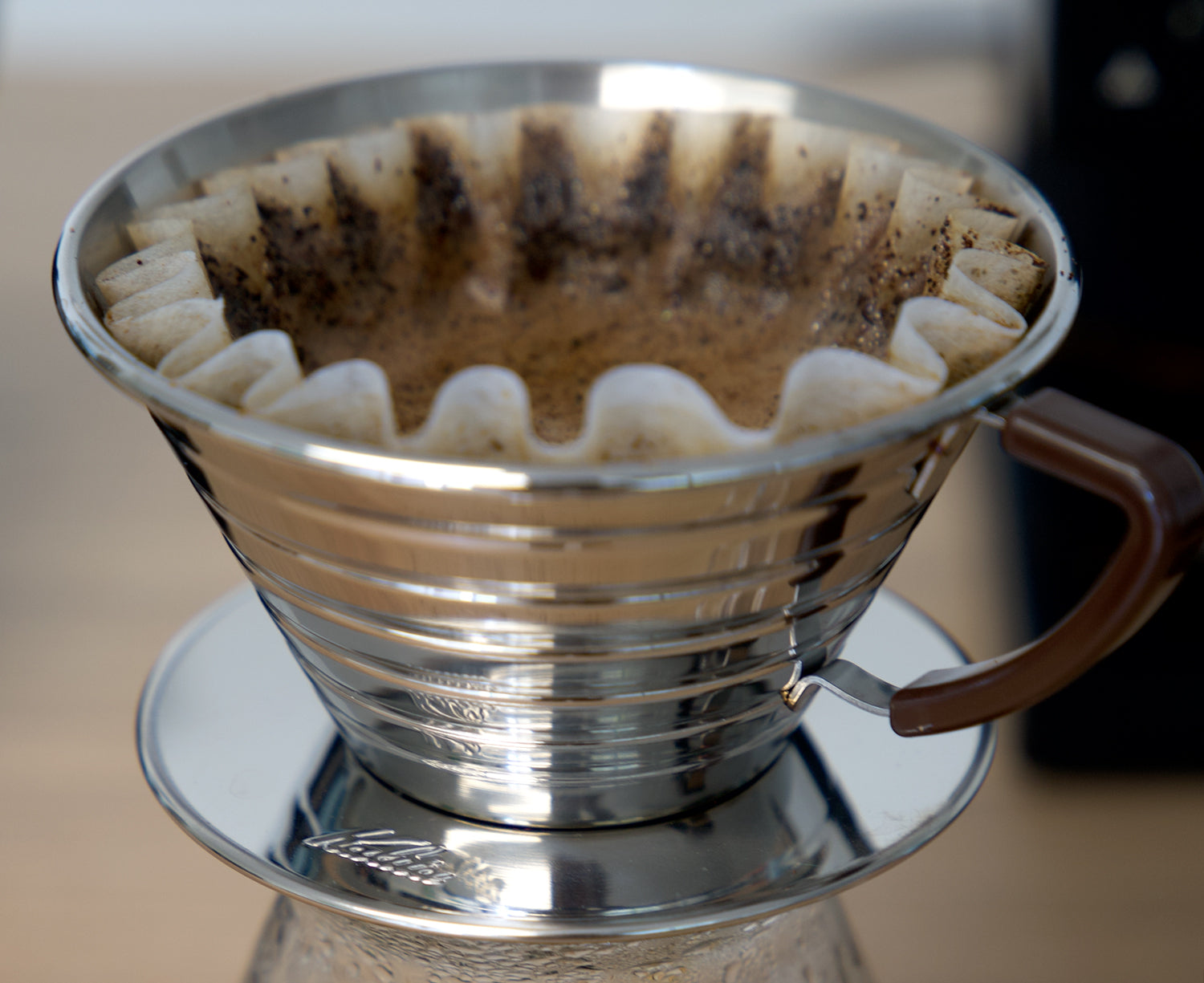 brewing with kalita wave