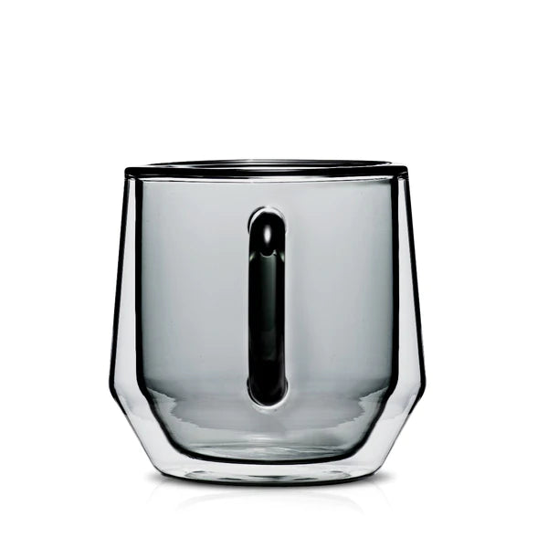 8 oz Double Walled Glass Cup (set of 2)