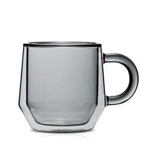 2PCS Double Wall Insulated Glass Coffee Glass Mug Tea Cup With